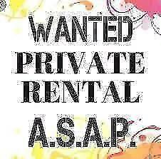 Wanted: Seeking Long Term Private Rental