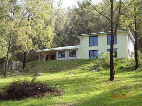 Nearly finished house on 5 acres in th lower Hunter Valley