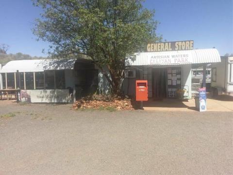 Caravan Park and General Store Freehold outback QLD