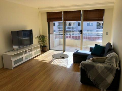 Clean bright 1 BR furnished apartment incl parking, Rosebery