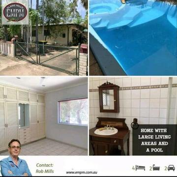 4 Bed, 2 Bath Home with Pool in Alawa