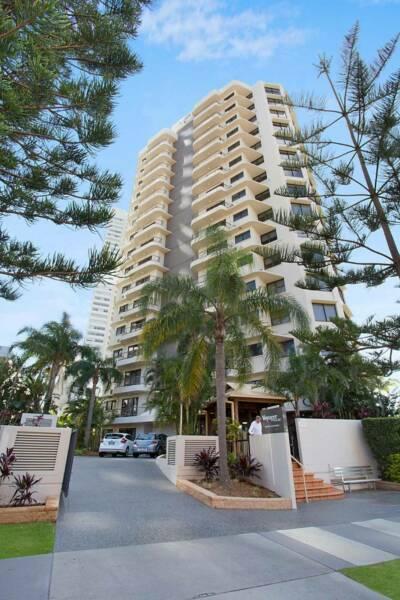 1 Bedroom Fully Furnished Apt - Broadbeach - Incl Water/Electricity